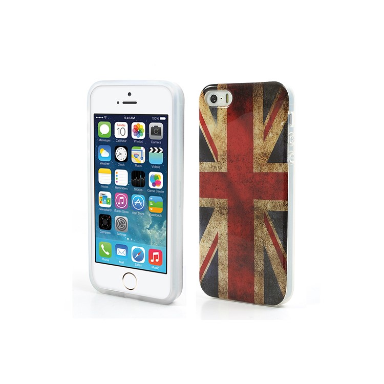 

For iPhone SE 5s 5 Retro Union Jack Flag IMD Gel TPU Shell, iPhone 5s