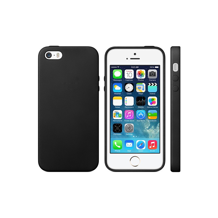 

Sleek Textured TPU Gel Case for iPhone SE 5s 5 - Black, iPhone 5s