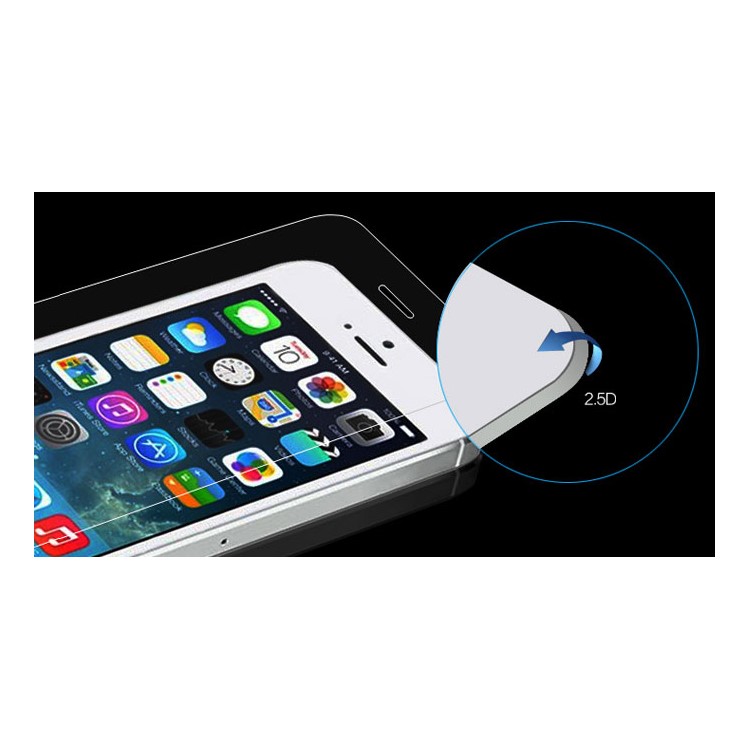 Baseus for iPhone 5s 5c 5 2.5D 0.3mm Tempered Glass Screen Protector (Arc Edge)-7