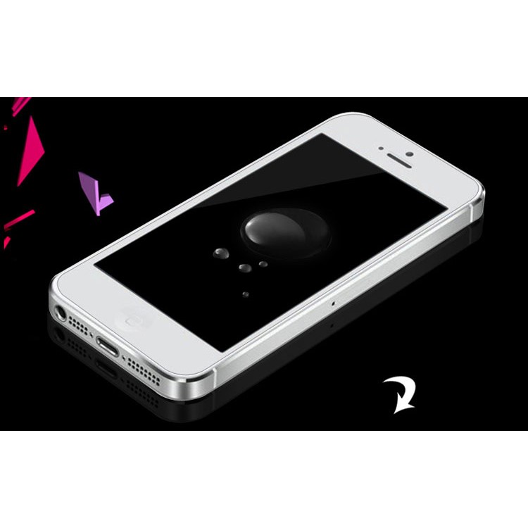 Baseus for iPhone 5s 5c 5 2.5D 0.3mm Tempered Glass Screen Protector (Arc Edge)-9