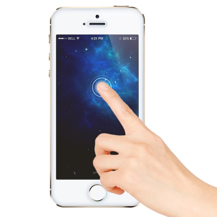 ROCK 0.3mm Tempered Glass Screen Protective Film for iPhone 5c 5s 5 (Arc Edge)-3