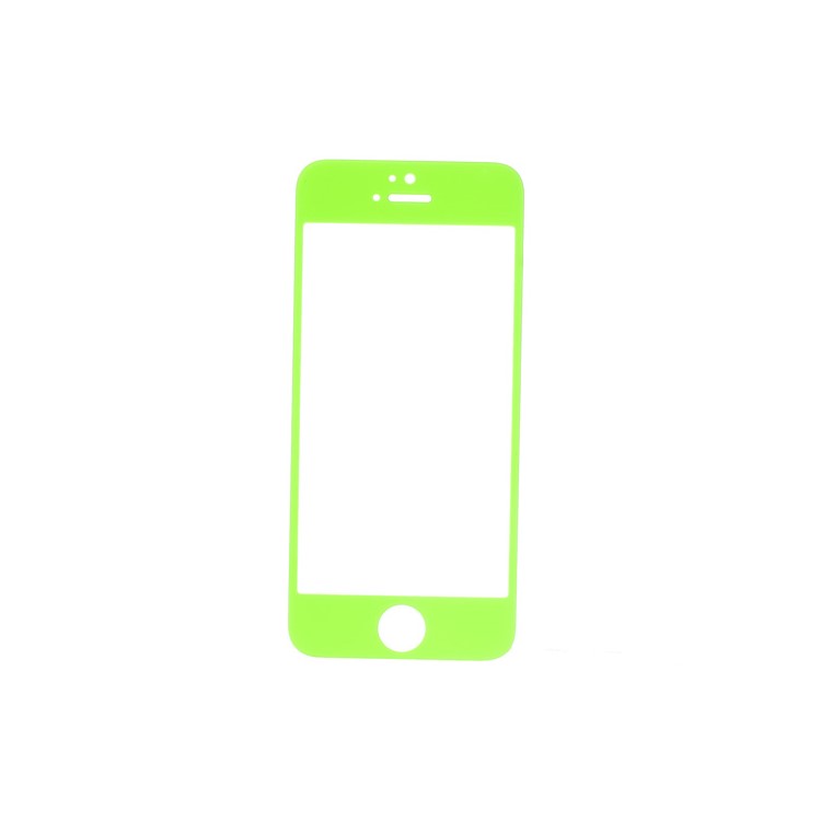 Shatterproof Tempered Glass Screen Protector Guard Film for iPhone 5 5s 5c - Green-2