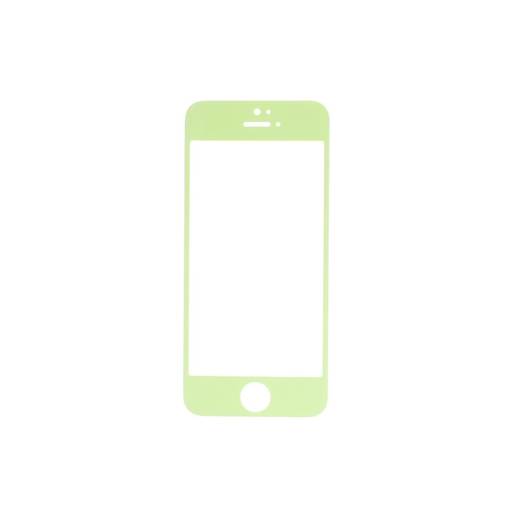 Shatterproof Tempered Glass Screen Protector Guard Film for iPhone 5 5s 5c - Green-3