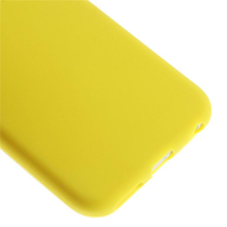 For iPhone 6 4.7 inch Flexible Silicone Gel Case - Yellow-4