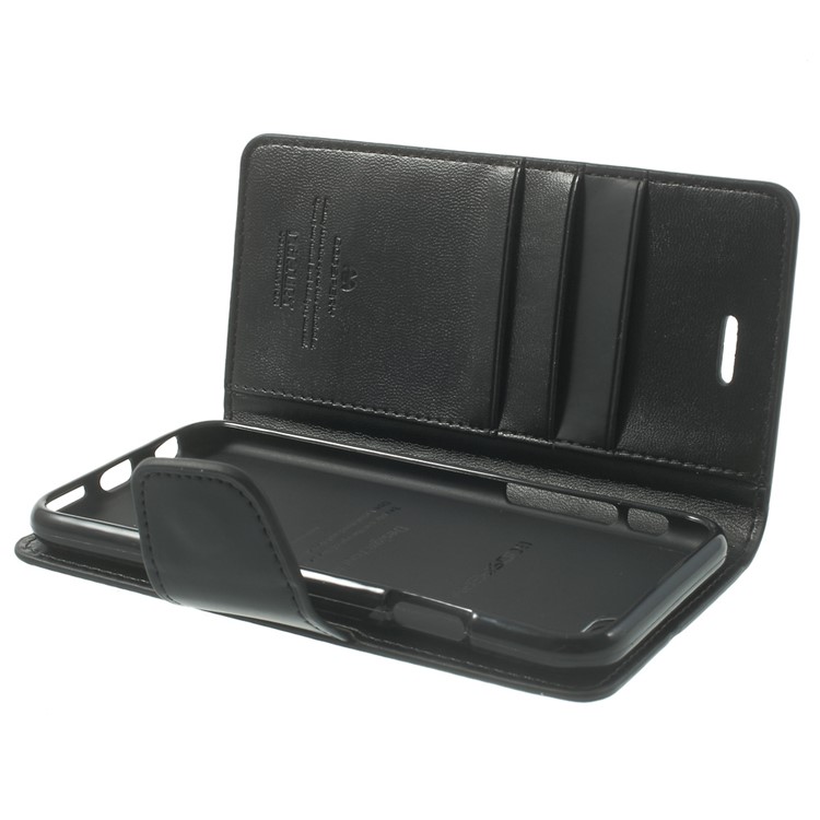 Mercury Goospery Smooth Leather Stand Case for iPhone 6 4.7 inch - Black-10