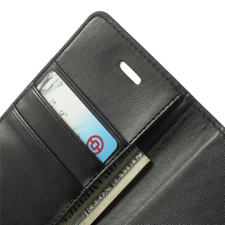 Mercury Goospery Smooth Leather Stand Case for iPhone 6 4.7 inch - Black-6
