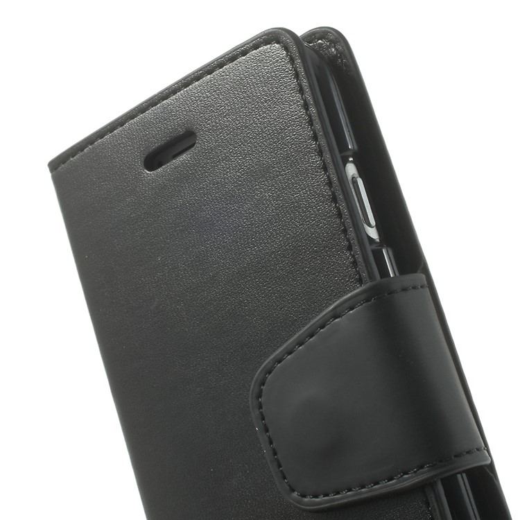 Mercury Goospery Smooth Leather Stand Case for iPhone 6 4.7 inch - Black-7