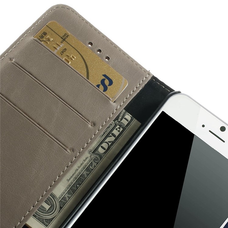Retro Simulation Leather Wallet Stand Cover for iPhone 6 4.7 inch - Grey-10
