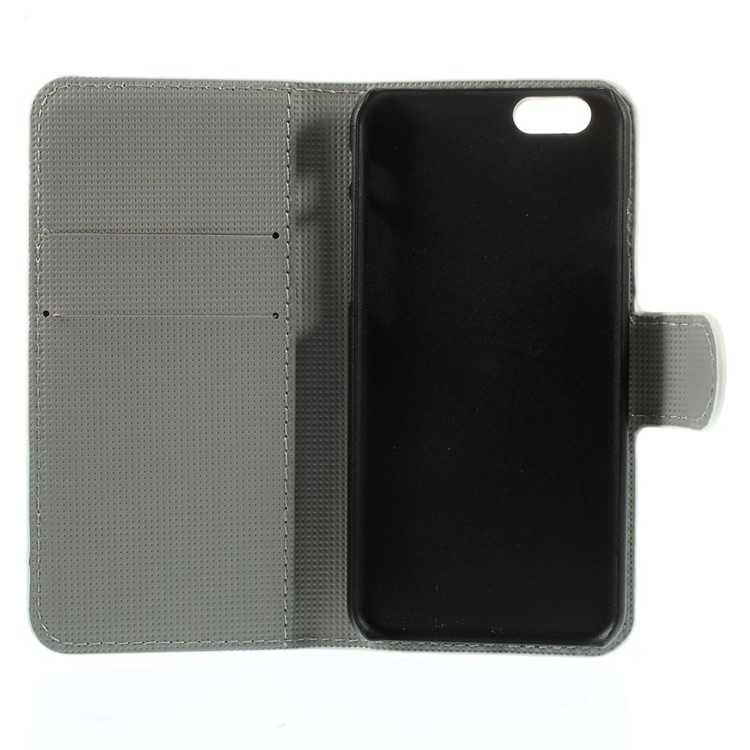 Zebra Stripes Leather Wallet Stand Case Shell for iPhone 6 4.7 inch-7