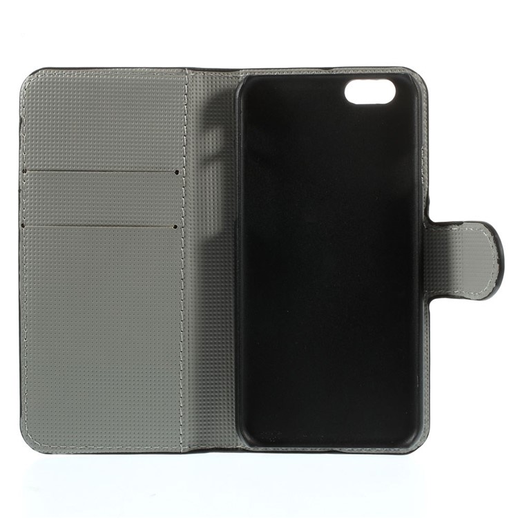 Paisley Flowers Leather Stand with Card Slot Shell for iPhone 6 4.7 inch-7
