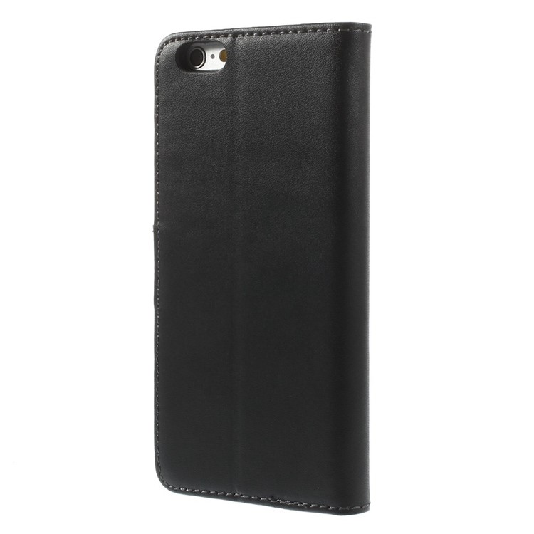 Genuine Split Leather Wallet Stand Case Shell for iPhone 6 4.7 inch-2