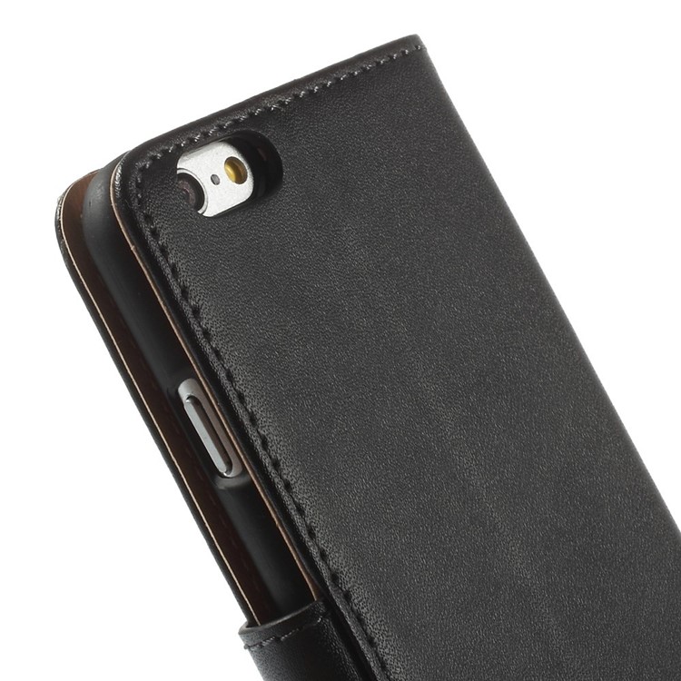 Genuine Split Leather Wallet Stand Case Shell for iPhone 6 4.7 inch-8