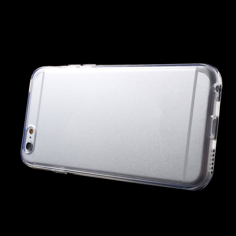 Glossy Durable Soft TPU Gel Case for iPhone 6 4.7 - Transparent-3