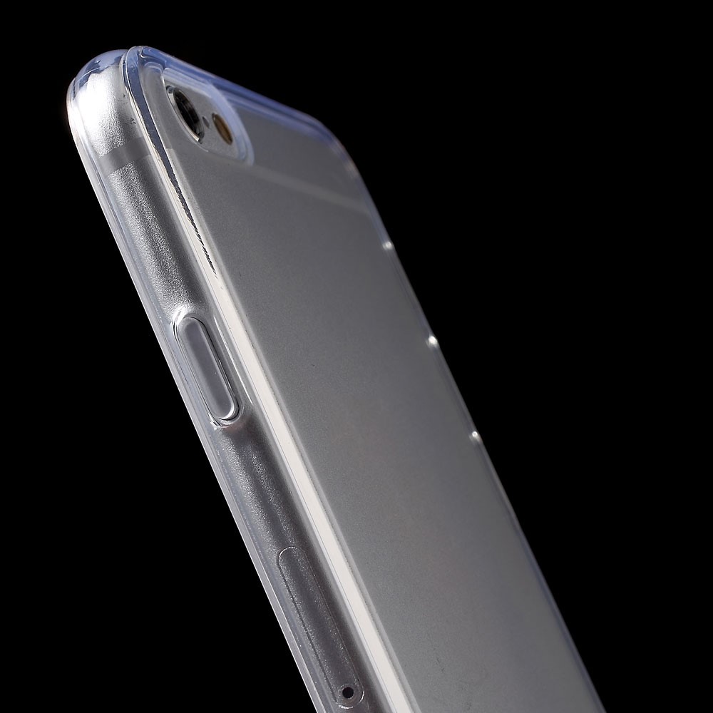 Glossy Durable Soft TPU Gel Case for iPhone 6 4.7 - Transparent-6