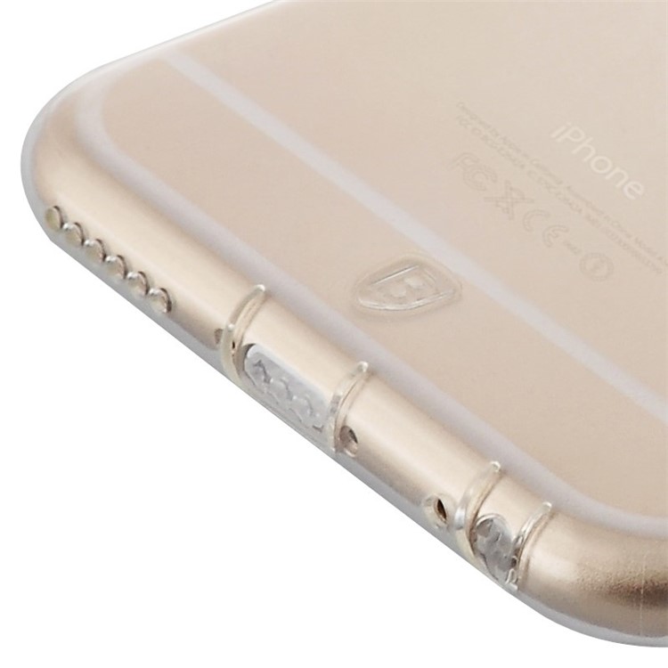 Baseus Simple Series 0.7mm Silm Soft TPU Case for iPhone 6 4.7 inch - Transparent-9