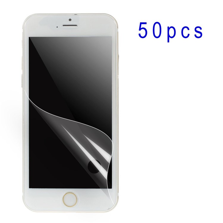 50Pcs/Set Clear LCD Screen Protector Film for iPhone 6 4.7 inch-1