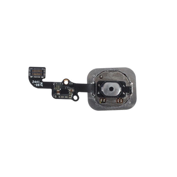 Black OEM Home Button with PCB Membrane Flex Cable Replacement for iPhone 6 4.7 Inch-2