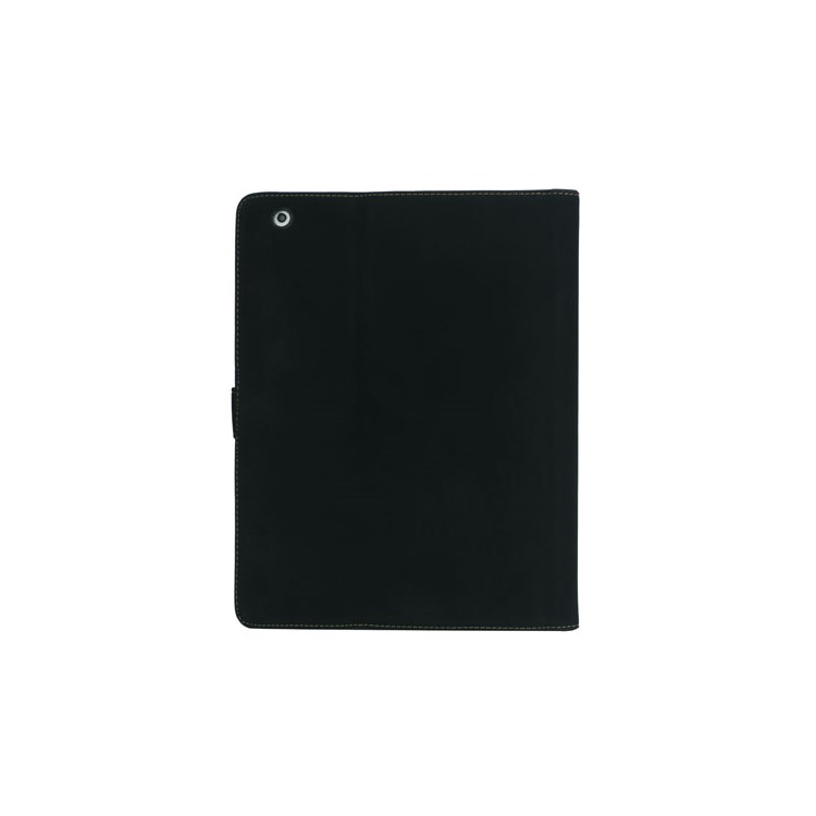 Vintage Smooth Matte Leather Case Cover with Stand for The New iPad 3 iPad 2 4 - Black-2
