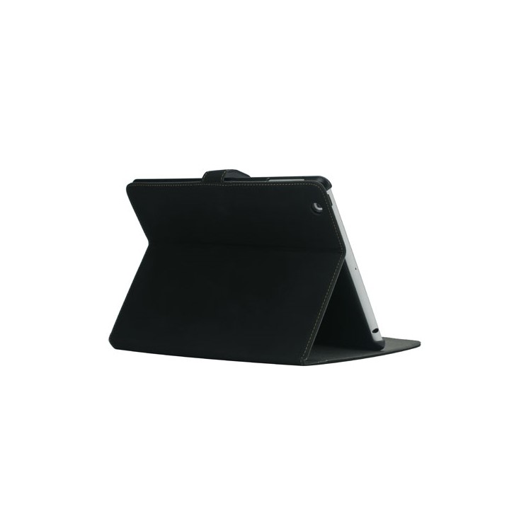 Vintage Smooth Matte Leather Case Cover with Stand for The New iPad 3 iPad 2 4 - Black-3