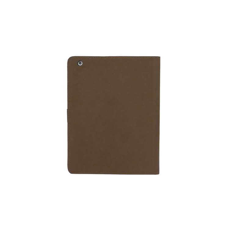 Vintage Smooth Matte Leather Stand Case for The New iPad 3 iPad 2 4 with Stand - Dark Brown-2