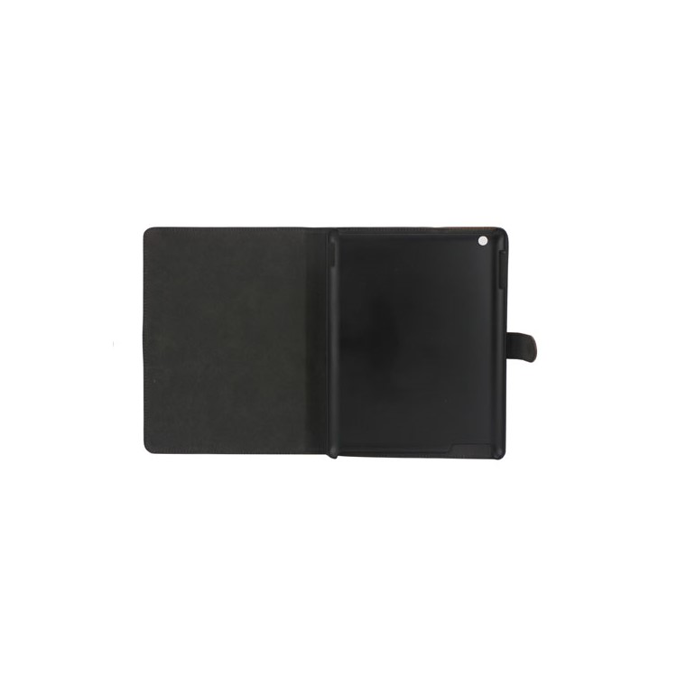 Vintage Smooth Matte Leather Stand Case for The New iPad 3 iPad 2 4 with Stand - Dark Brown-5