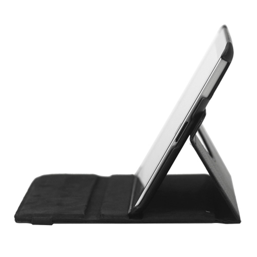 360 Degree Rotating New iPad 2 3 4 Leather Case Cover with Stand - Black-4