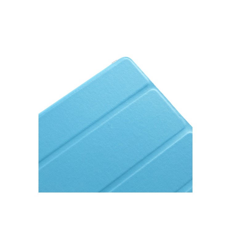 Blue Slim Magnetic Leather Smart Cover Wake/Sleep with Back Hard Plastic Case for iPad 2 / 3 / 4-7