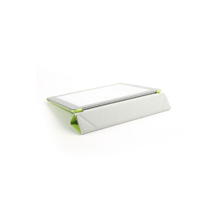 Green Unique Triangle Stand for iPad 2 3 4 Cross Pattern Leather Cover-8