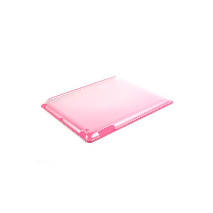 Rose Slim PU Leather Smart Cover with Back Hard Plastic Case for iPad 2 / 3 / 4-13