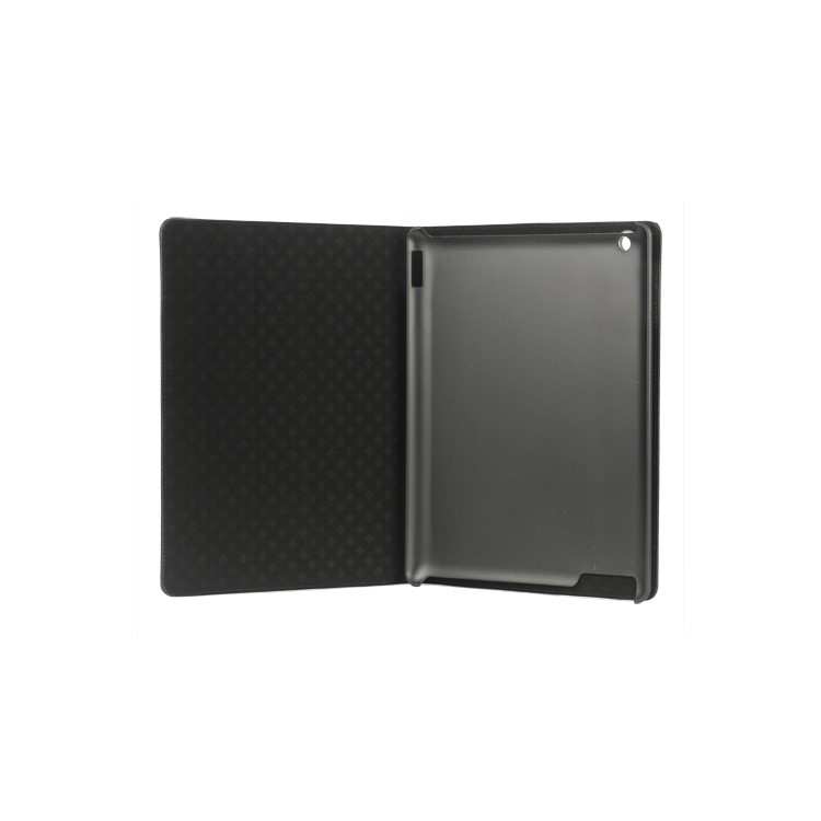 Crocodile Folio Leather Case Stand for New iPad 4th 3rd 2nd Gen - Black-4