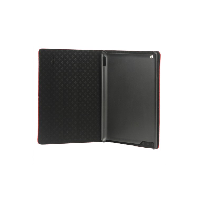 Crocodile Folio Leather Case Stand for New iPad 4th 3rd 2nd Gen - Red-4