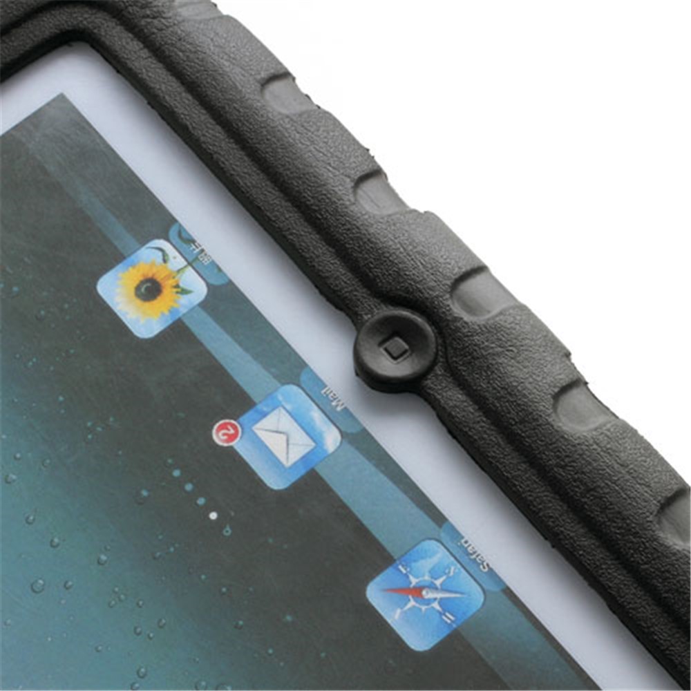 Portable Kids EVA Foam Protective Cover with Handle & Stand for iPad 2 / 3 / 4 - Black