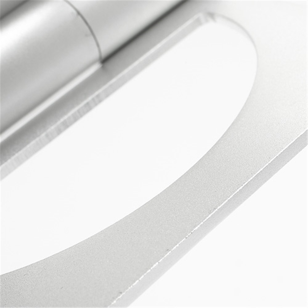 Solid Aluminum Folding Pivot Stand Holder for Apple iPad / Tablet PC / Cell Phone - Silver-11