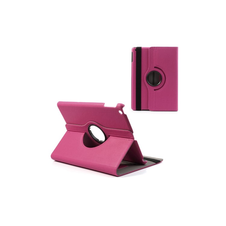 

Rose 360 Degree Rotating Cloth Smart Leather Protective Case for iPad Air