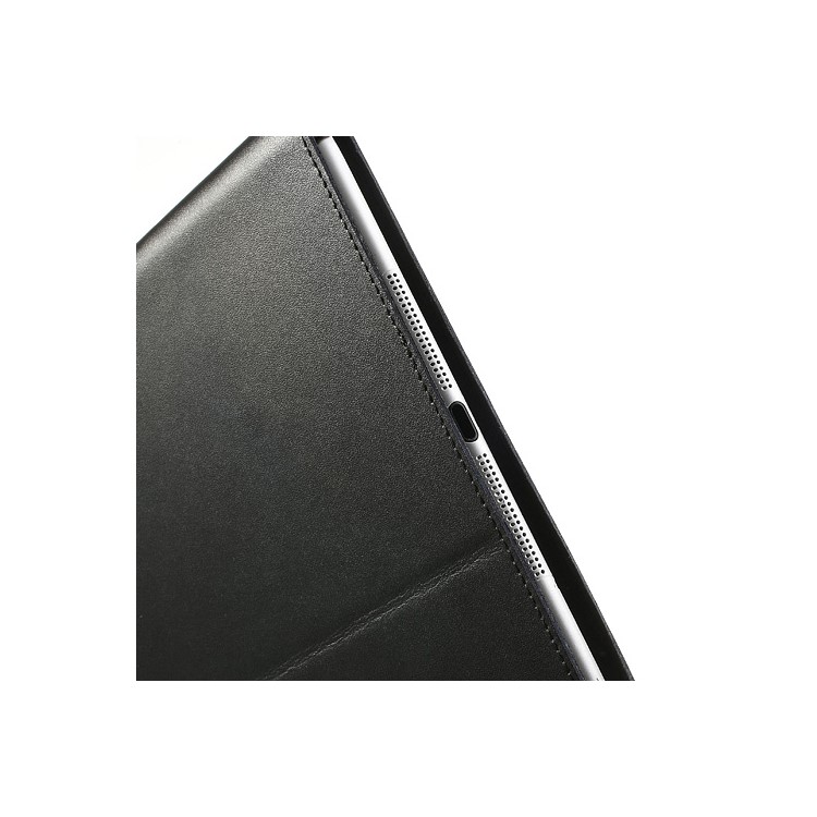 For iPad Air 5 Doormoon Genuine Leather Folio Case Stand-9