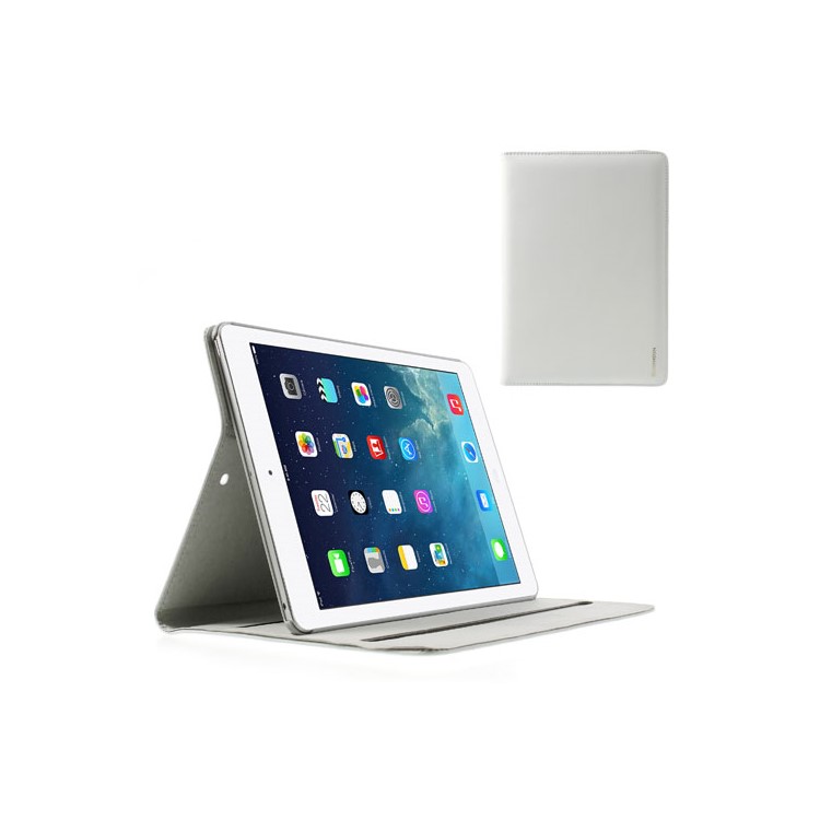

Белый Кожаный Чехол Из Натуральной Кожи Умная Крышка С Подставкой Для Ipad Air 5