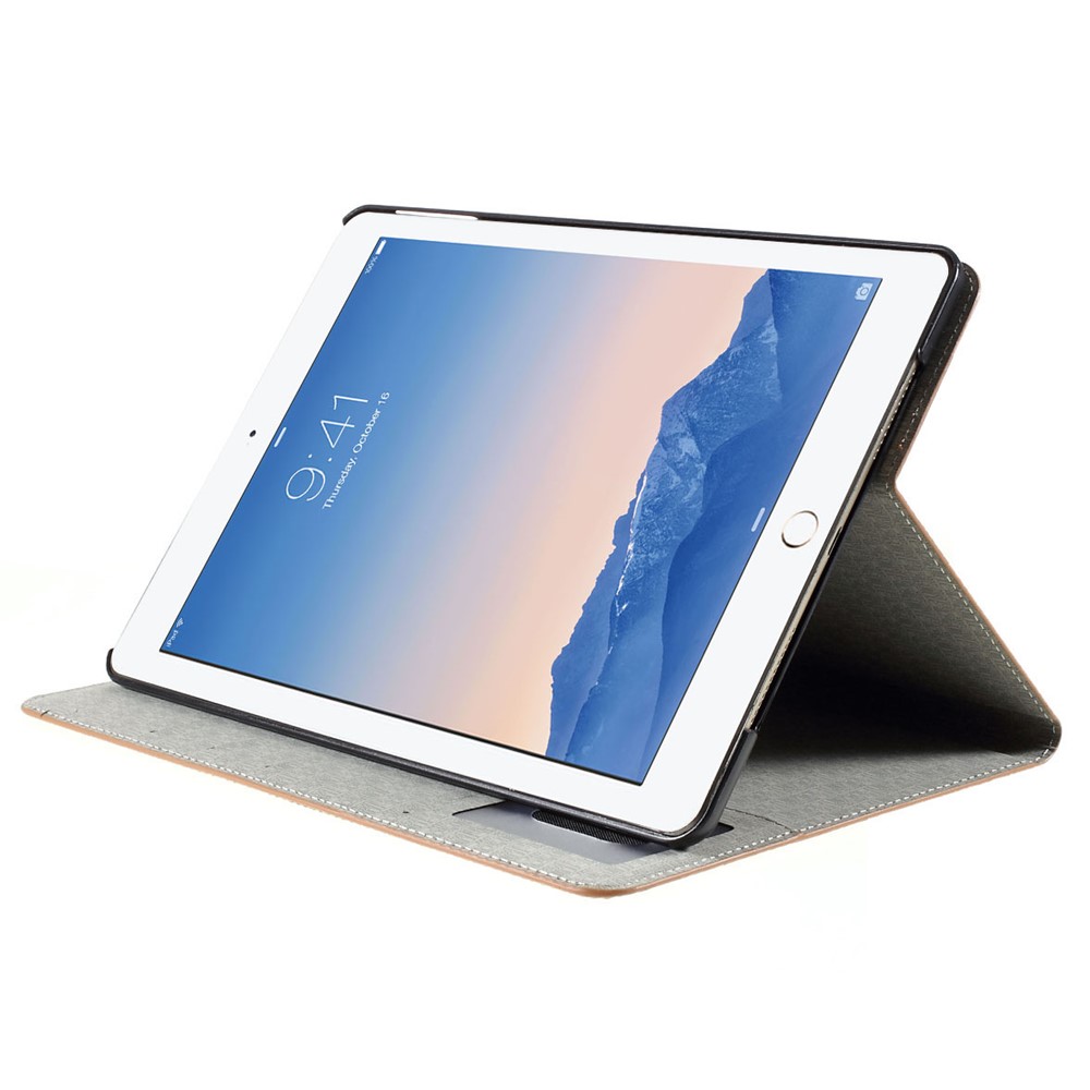 Brown for iPad Air World Map Leather Case w/ Stand-9