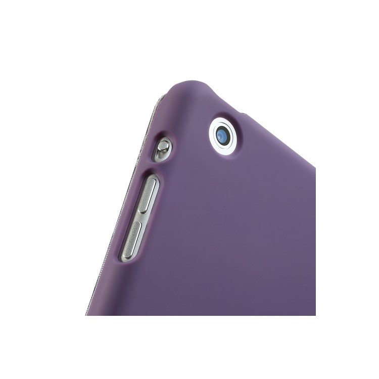 Purple Tri-fold Leather Smart Case for iPad Air w/ Detachable Companion Cover-7