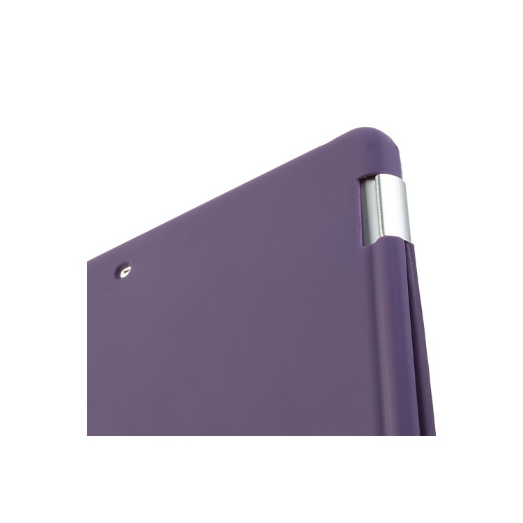 Purple Tri-fold Leather Smart Case for iPad Air w/ Detachable Companion Cover-8