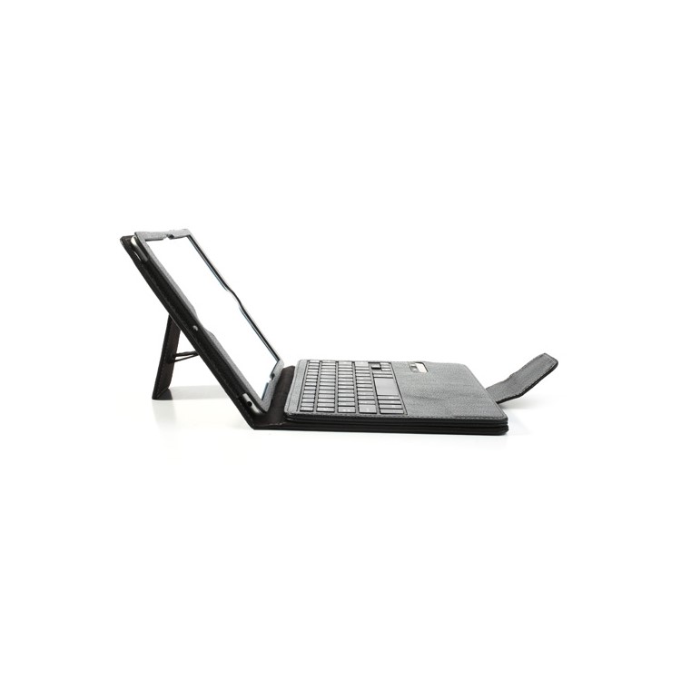 Removable Bluetooth 3.0 Keyboard Case Leather Cover w/ Stand for iPad Air - Black-5