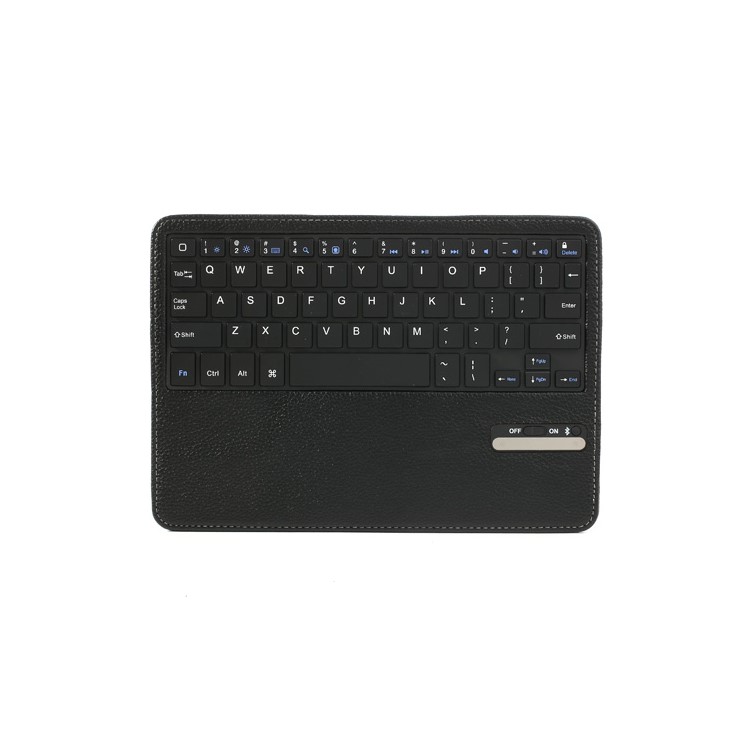 Removable Bluetooth 3.0 Keyboard Case Leather Cover w/ Stand for iPad Air - Black-7