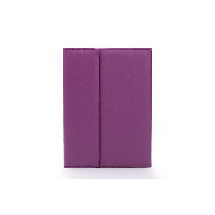 2 in 1 Leather Bluetooth Keyboard Case w/ Stand for iPad Air - Purple