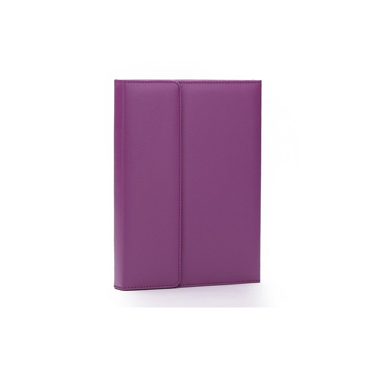 2 in 1 Leather Bluetooth Keyboard Case w/ Stand for iPad Air - Purple