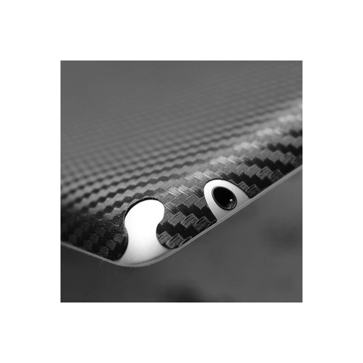 Carbon Fiber Back Cover Sticker Protector Film for iPad Air - Black