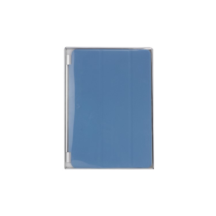 Single Front Wake Sleep Hardware Leather Smart Cover for iPad Mini / iPad Mini 2 - Blue-5
