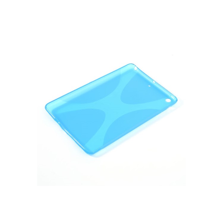 Skidproof X Shape Protective TPU Case for iPad Mini / iPad Mini with Retina display - Blue-3