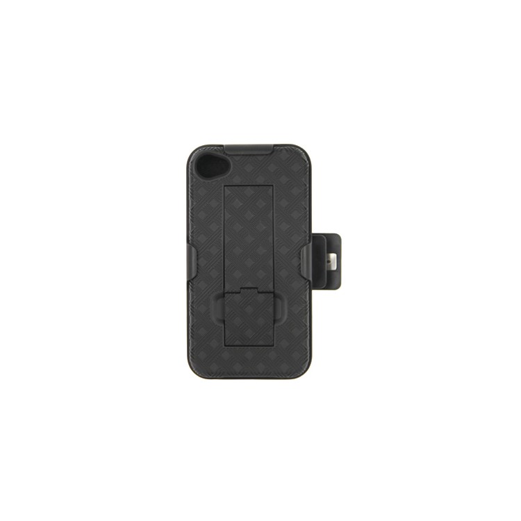 iPhone 4 4S (All Versions) Swivel Belt Clip Holster Plastic Case with Holder-1