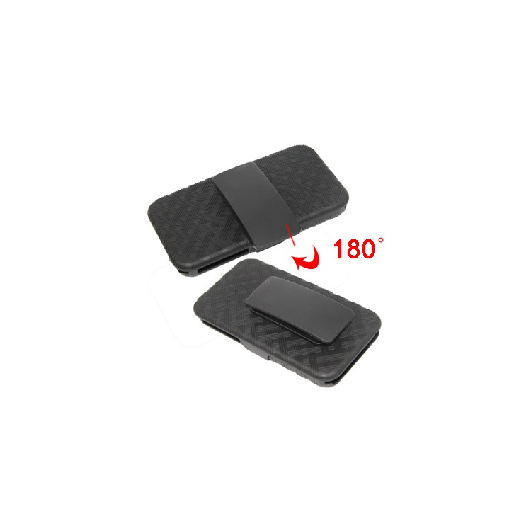 iPhone 4 4S (All Versions) Swivel Belt Clip Holster Plastic Case with Holder-5