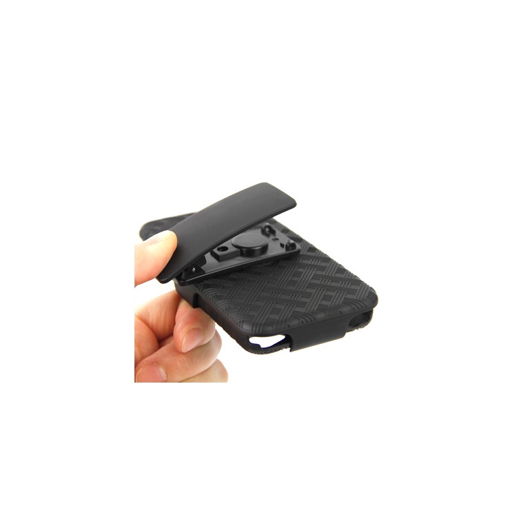 iPhone 4 4S (All Versions) Swivel Belt Clip Holster Plastic Case with Holder-7