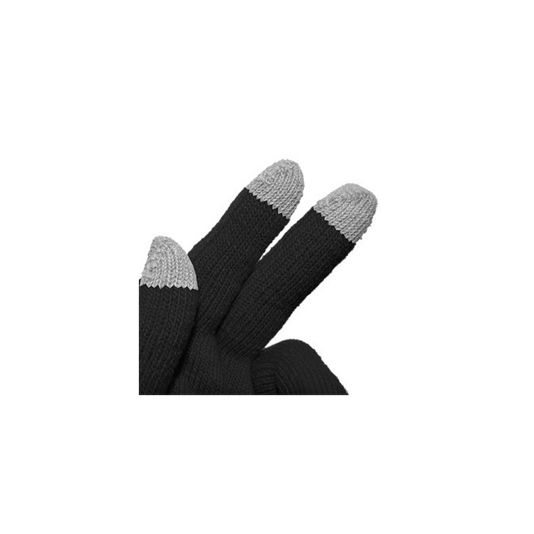 Black Soft Winter Dot Touch Glove for iPhone & iPad & All Static Touch-3